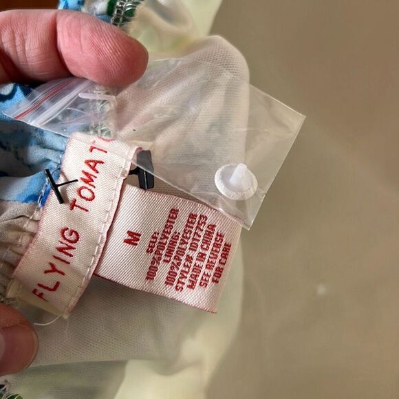 Pinkblush, x Flying Tomato Ivory Floral Off Shoulder Maternity Maxi Dress Nwot M - Picture 5 of 11